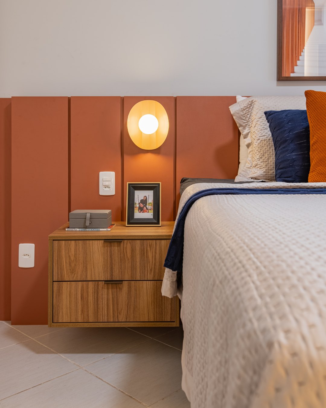 Dormitório planejado do showroom Casa Brasileira em Salvador